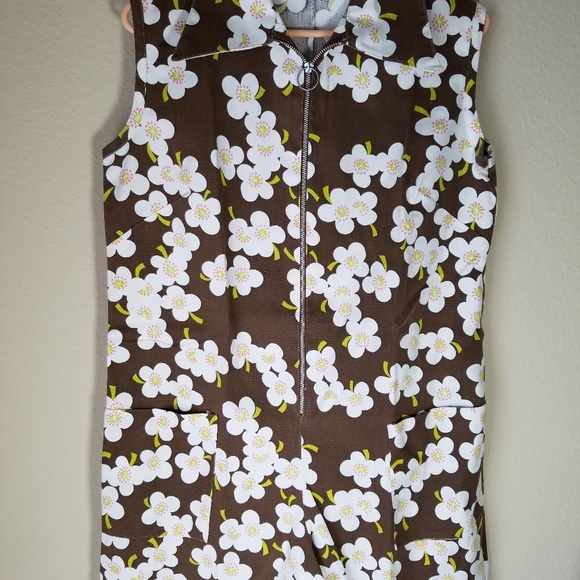 Scooter Shift Vintage Mod Retro Romper & Earrings - Picture 3 of 8